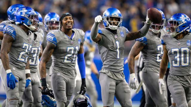 Detroit Lions cornerback Cam Sutton